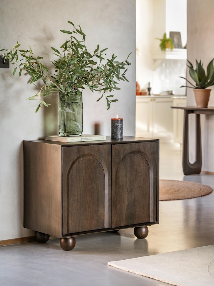 Gallery Home Brown Strata 2 Door Sideboard - Image 1 of 7