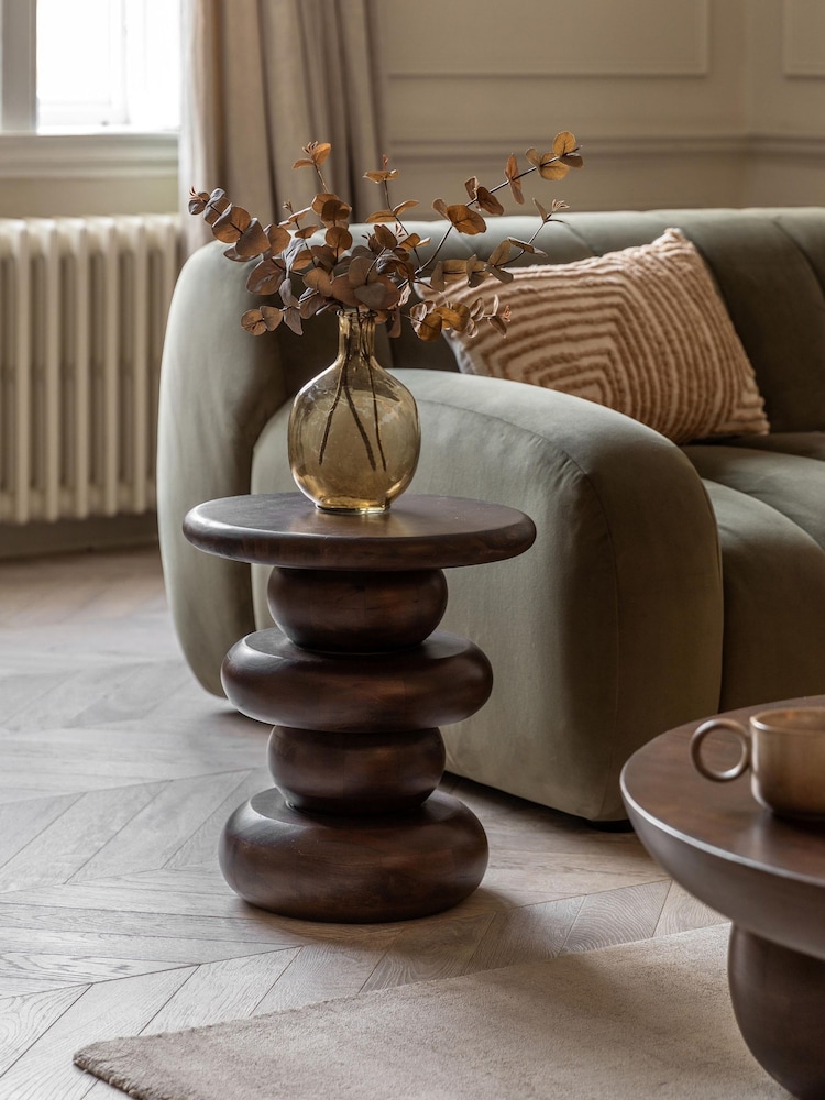 Gallery Home Dark Wood Verve Side Table - Image 1 of 5
