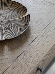 Gallery Home Natural Haven Square 2 Drawer Coffee Table - Image 2 of 7