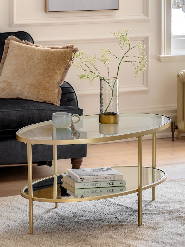 Gallery Home Champagne Lumiere Coffee Table - Image 1 of 6 Gallery Home Champagne Lumiere Coffee Table - Image 1 of 6