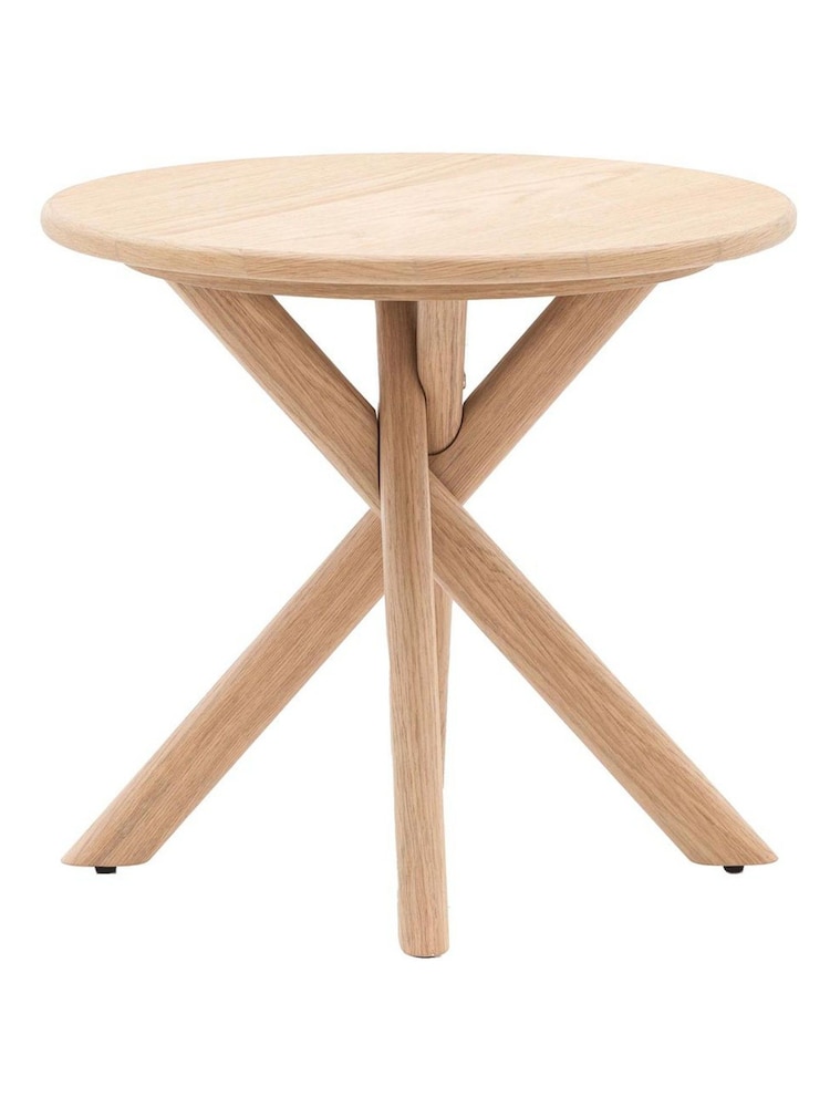 Gallery Home Natural Nordic Side Table - Image 7 of 7 Gallery Home Natural Nordic Side Table - Image 7 of 7