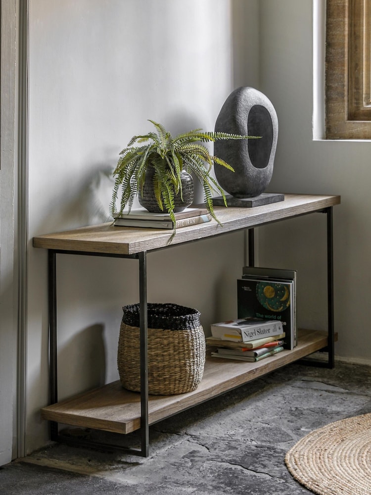 Gallery Home Light Wood Briarwood Console - Image 1 of 6 Gallery Home Light Wood Briarwood Console - Image 1 of 6
