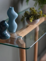 Gallery Home Light Wood Raven Oak Console Table - Image 2 of 6