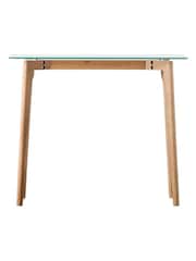 Gallery Home Light Wood Raven Oak Console Table - Image 6 of 6