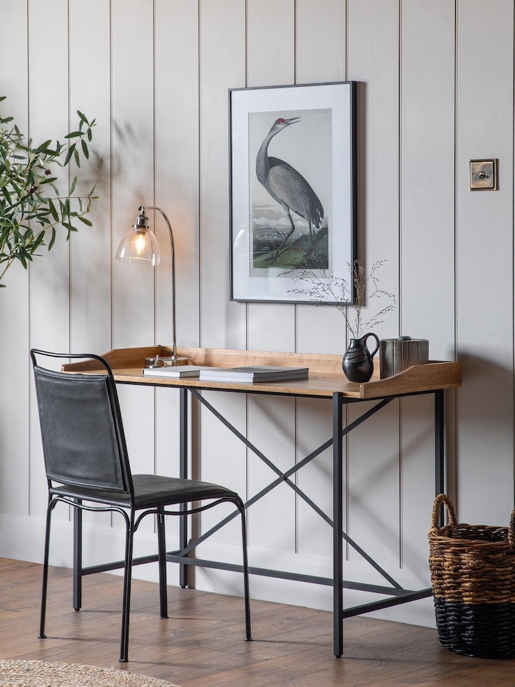 Gallery Home Light Wood Stratford Desk - Image 1 of 7 Gallery Home Light Wood Stratford Desk - Image 1 of 7