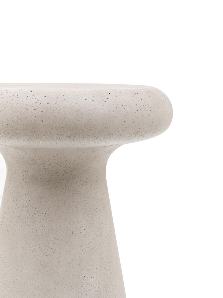 Gallery Home Grey Cobble Side Table Concrete - Image 2 of 2 Gallery Home Grey Cobble Side Table Concrete - Image 2 of 2