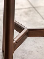 Gallery Home Dark Wood Verona Round Side Table - Image 3 of 7