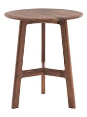 Gallery Home Dark Wood Verona Round Side Table - Image 5 of 7