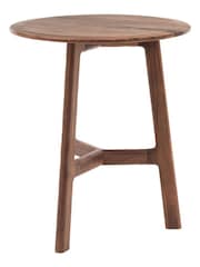 Gallery Home Dark Wood Verona Round Side Table - Image 7 of 7