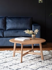 Gallery Home Light Wood Altitude Round Coffee Table - Image 1 of 6