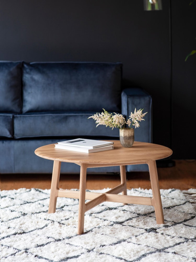 Gallery Home Light Wood Altitude Round Coffee Table - Image 1 of 6