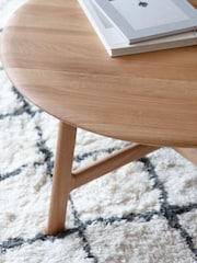 Gallery Home Light Wood Altitude Round Coffee Table - Image 2 of 6