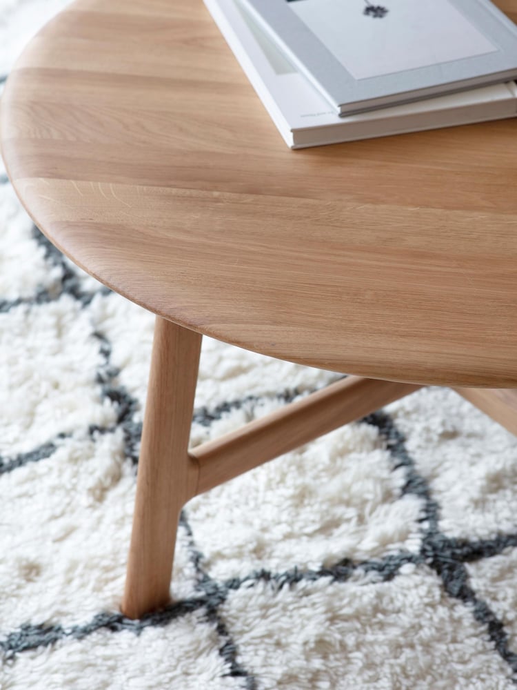 Gallery Home Light Wood Altitude Round Coffee Table - Image 2 of 6