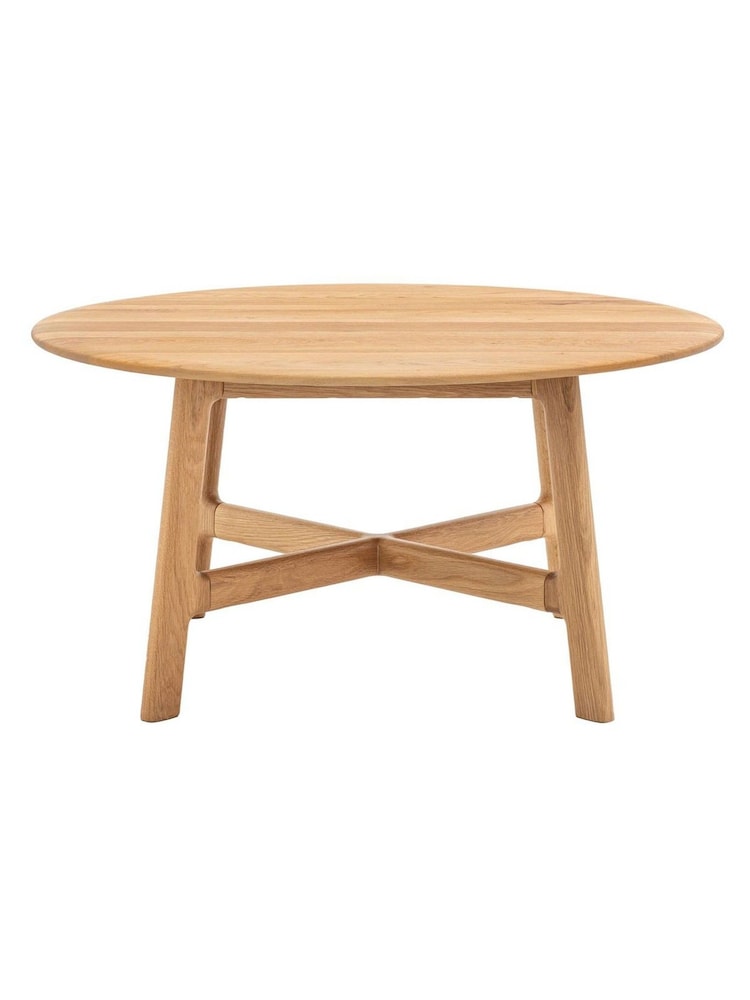 Gallery Home Light Wood Altitude Round Coffee Table - Image 6 of 6