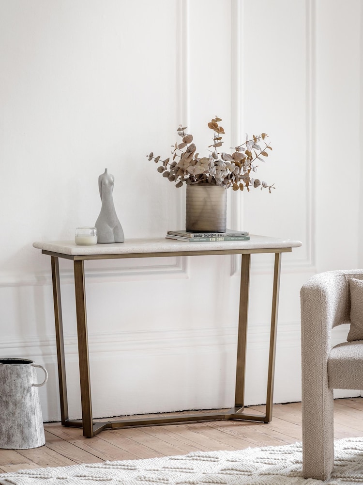 Gallery Home Natural Aero Console Table - Image 1 of 7