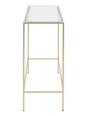 Gallery Home Champagne Mendel Console Table - Image 6 of 8