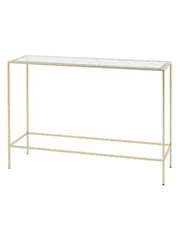 Gallery Home Champagne Mendel Console Table - Image 7 of 8