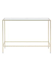 Gallery Home Champagne Mendel Console Table - Image 8 of 8