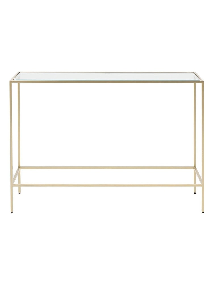 Gallery Home Champagne Mendel Console Table - Image 8 of 8