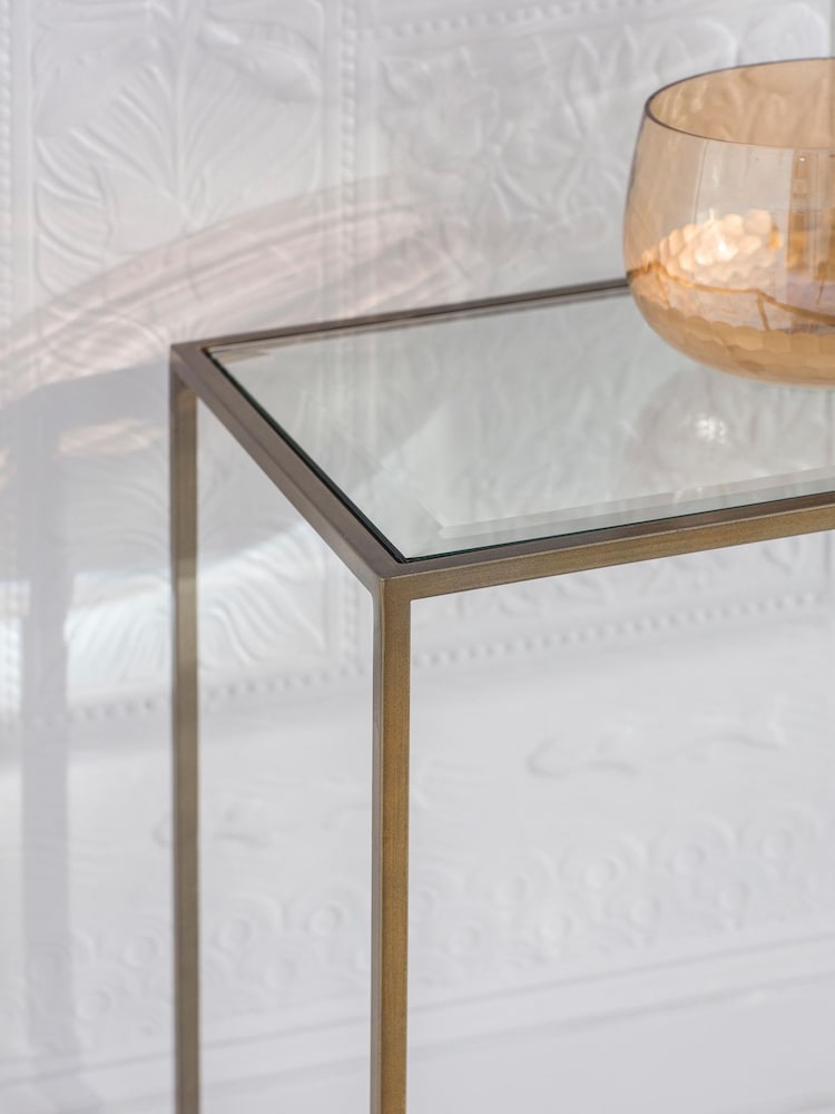Gallery Home Bronze Mendel Console Table - Image 2 of 6