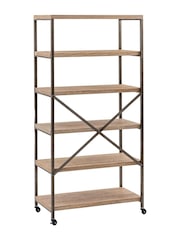 Gallery Home Light Wood Briarwood Tall Display Unit - Image 3 of 5