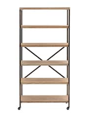 Gallery Home Light Wood Briarwood Tall Display Unit - Image 5 of 5