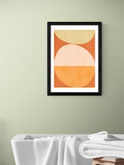 East End Prints Black Nature Friendly Terracotta V Wall Art Print by Ana Rut Bre - Image 1 of 3