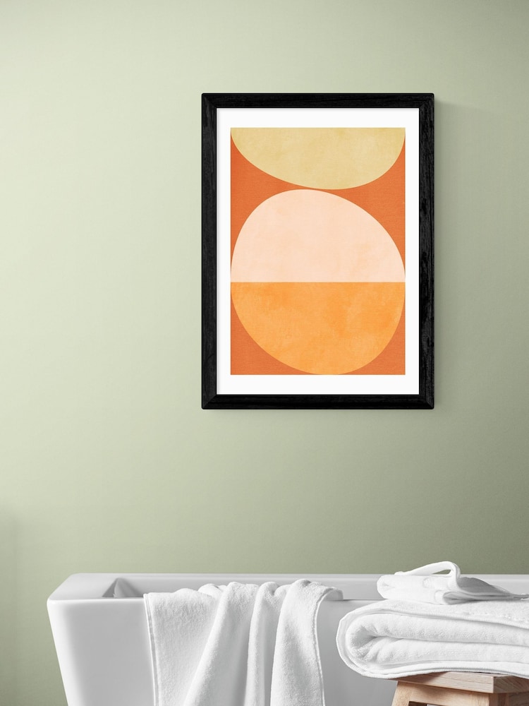 East End Prints Black Nature Friendly Terracotta V Wall Art Print by Ana Rut Bre - Image 1 of 3 East End Prints Black Nature Friendly Terracotta V Wall Art Print by Ana Rut Bre - Image 1 of 3