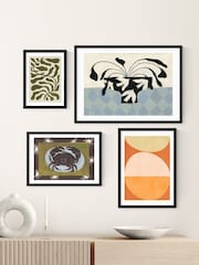 East End Prints Black Nature Friendly Terracotta V Wall Art Print by Ana Rut Bre - Image 3 of 3