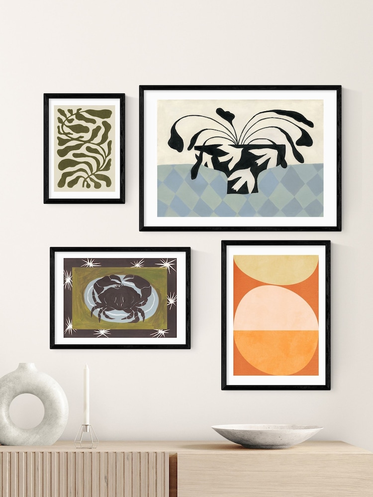 East End Prints Black Nature Friendly Terracotta V Wall Art Print by Ana Rut Bre - Image 3 of 3 East End Prints Black Nature Friendly Terracotta V Wall Art Print by Ana Rut Bre - Image 3 of 3