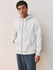 Grey Marl Single Hoodie - Image 1 of 8