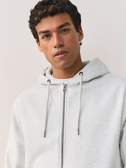 Grey Marl Single Hoodie - Image 4 of 8