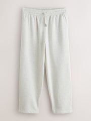 Grey Marl Brushback Heavyweight Open Joggers - Image 7 of 9