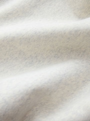 Grey Marl Brushback Heavyweight Open Joggers - Image 9 of 9