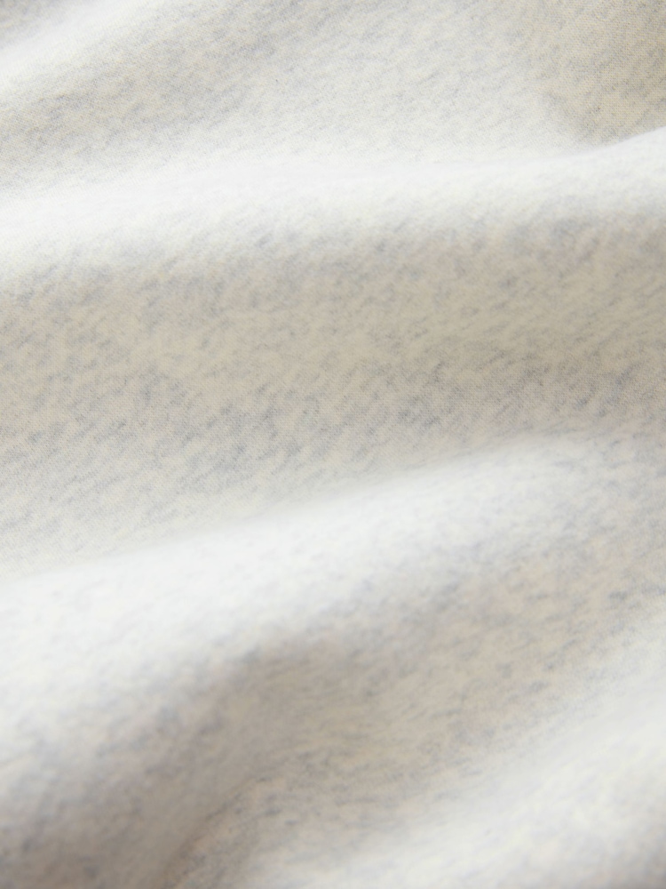 Grey Marl Brushback Heavyweight Open Joggers - Image 9 of 9