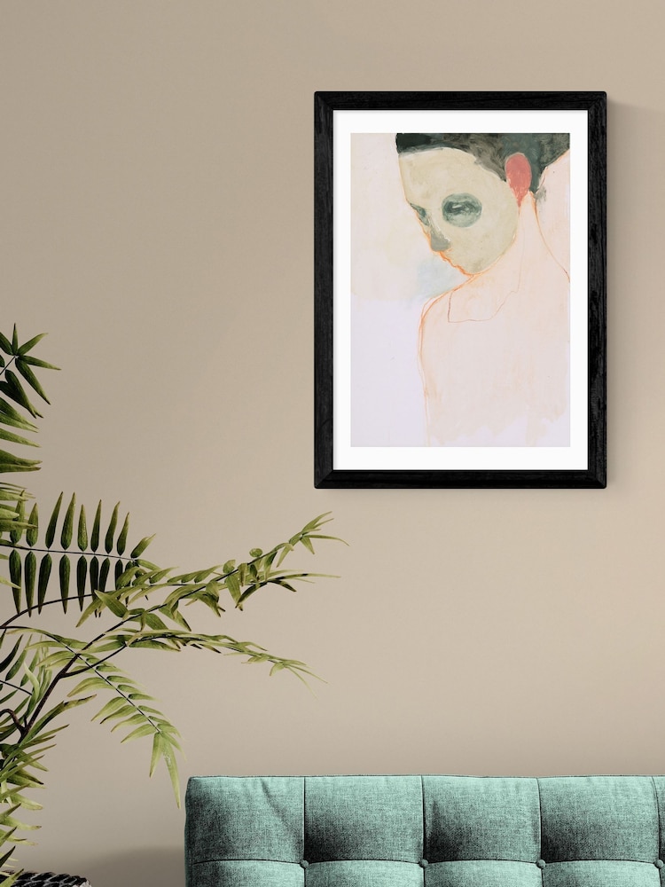 East End Prints Black Nude Portrait Wall Art Print by Jorgen Hansson - Image 1 of 3 East End Prints Black Nude Portrait Wall Art Print by Jorgen Hansson - Image 1 of 3