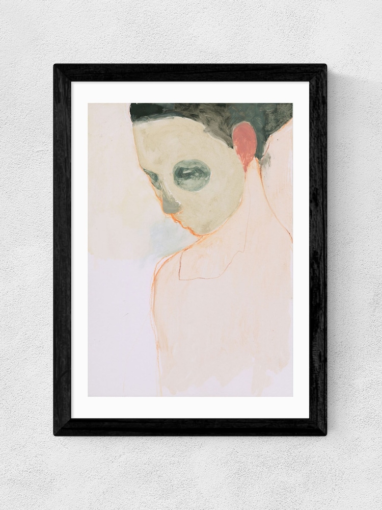 East End Prints Black Nude Portrait Wall Art Print by Jorgen Hansson - Image 2 of 3 East End Prints Black Nude Portrait Wall Art Print by Jorgen Hansson - Image 2 of 3