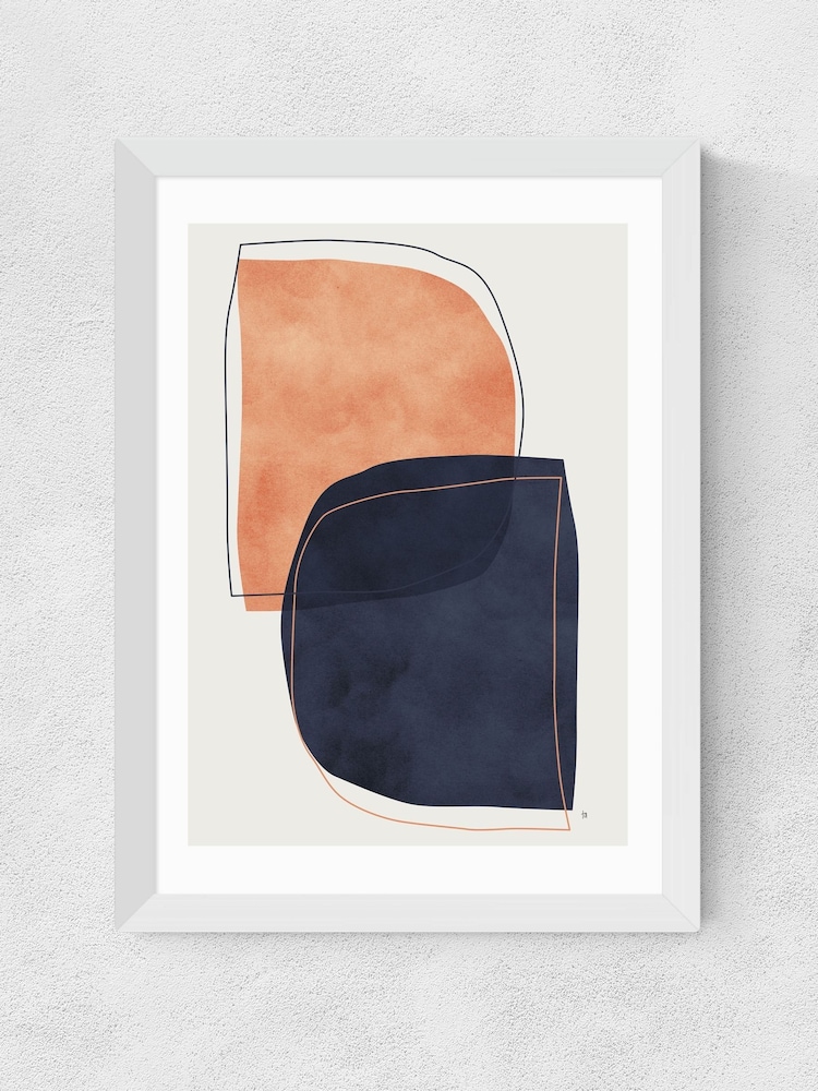 East End Prints White Nova Wall Art Print by Tracie Andrews - Image 2 of 3