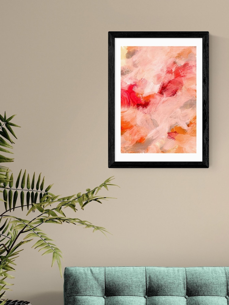 East End Prints Black Abstract Painting I Wall Art Print by Iris Lehnhardt - Image 1 of 3
