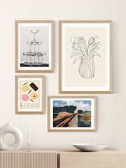 East End Prints Oak Champagne Monochrome II Wall Art Print by 1x Gallery - Image 3 of 3