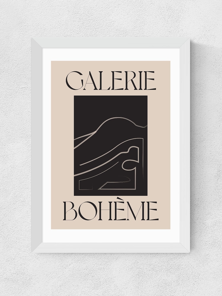 East End Prints White La Vie Boheme Wall Art Print by Flower Love Child - Image 2 of 3 East End Prints White La Vie Boheme Wall Art Print by Flower Love Child - Image 2 of 3