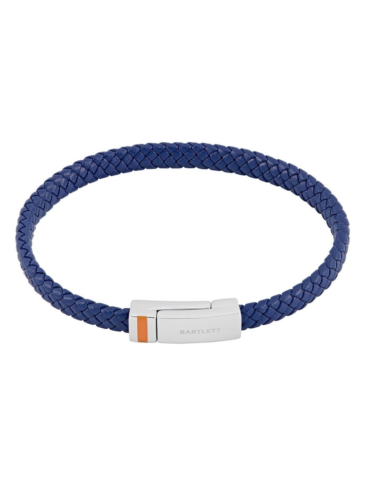 Bartlett Blue Flat Wrap Bracelet With Enamel Detail - Image 1 of 3