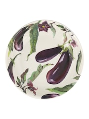 Emma Bridgewater Cream Aubergine Flowers Medium Pasta Bowl - Image 2 of 4