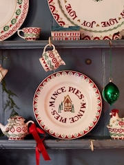 Emma Bridgewater Cream Gingerbread House 8 1/2 Inch Side Plate - Image 1 of 2