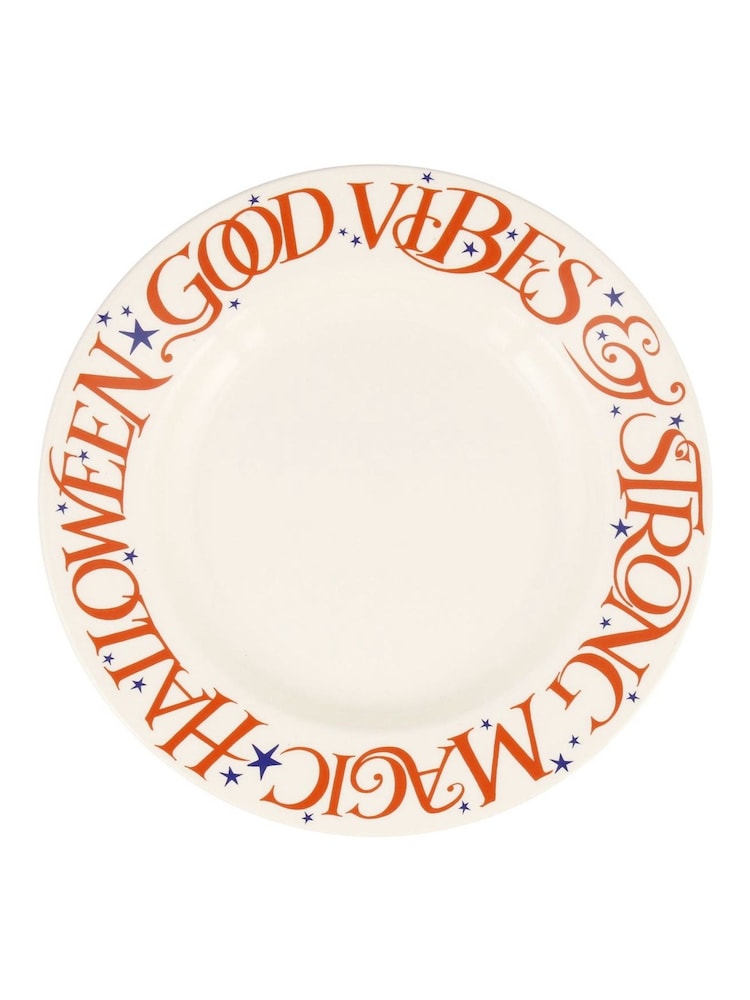 Emma Bridgewater Cream Halloween Toast 8 1/2 Inch Side Plate - Image 1 of 2