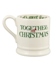 Emma Bridgewater Cream Christmas Toast Best Of Friends 1/2 Pint Mug - Image 4 of 5