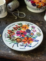 Emma Bridgewater Cream Autumn Flowers 8 1/2 Inch Side Plate - Image 1 of 3