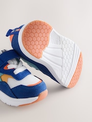 블루 컬러블록 - 터치 잠금 퍼스트 워커 트레이너 - 5의 이미지 3