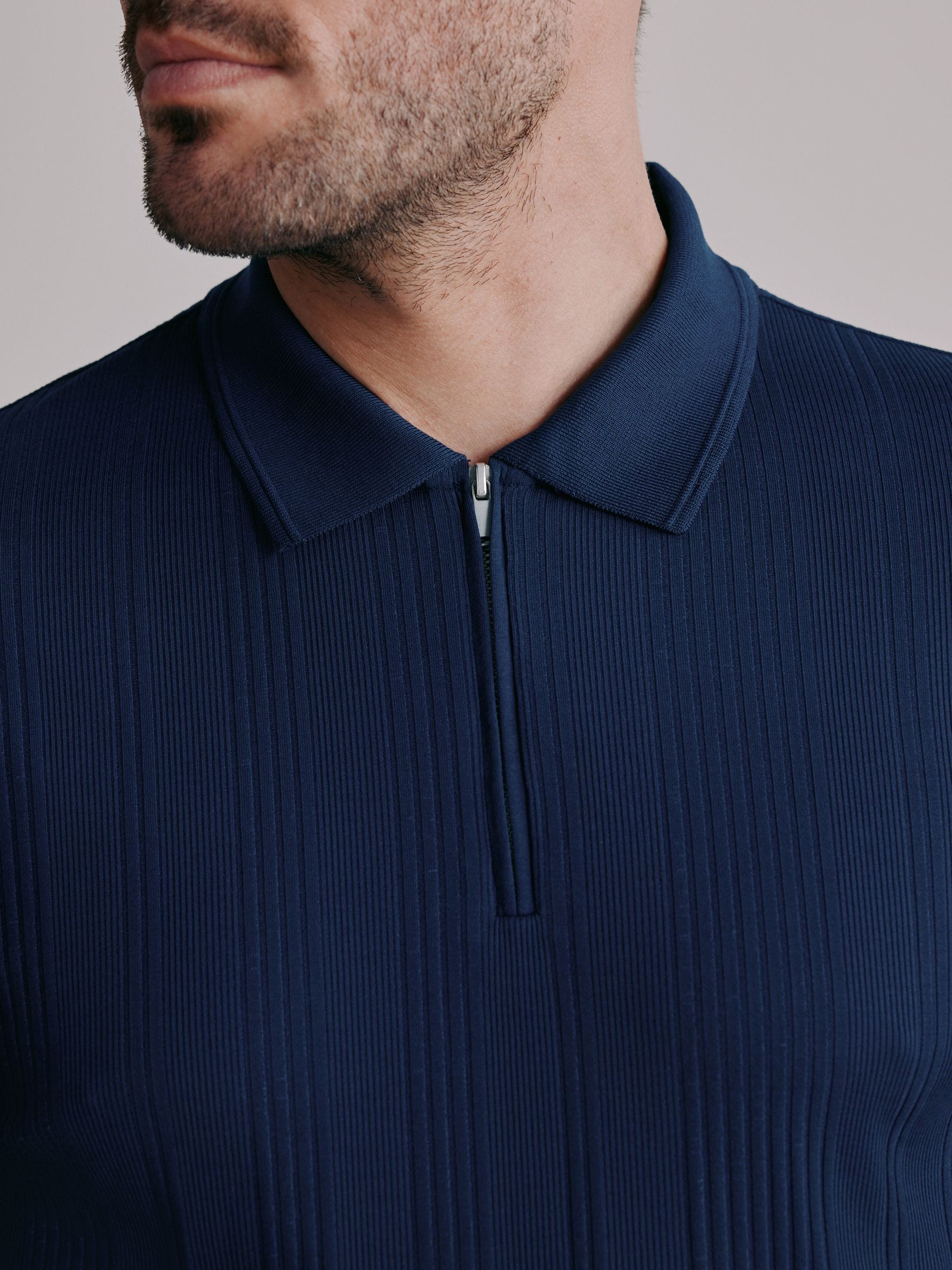 Comprar Azul marinho - Camisa Polo Canelada N.Premium Signature em