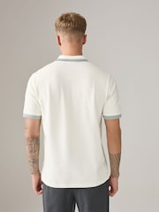 Ecru Valkoinen - Lyhythihainen, käänteinen poolopaita - Kuva 2 / 7